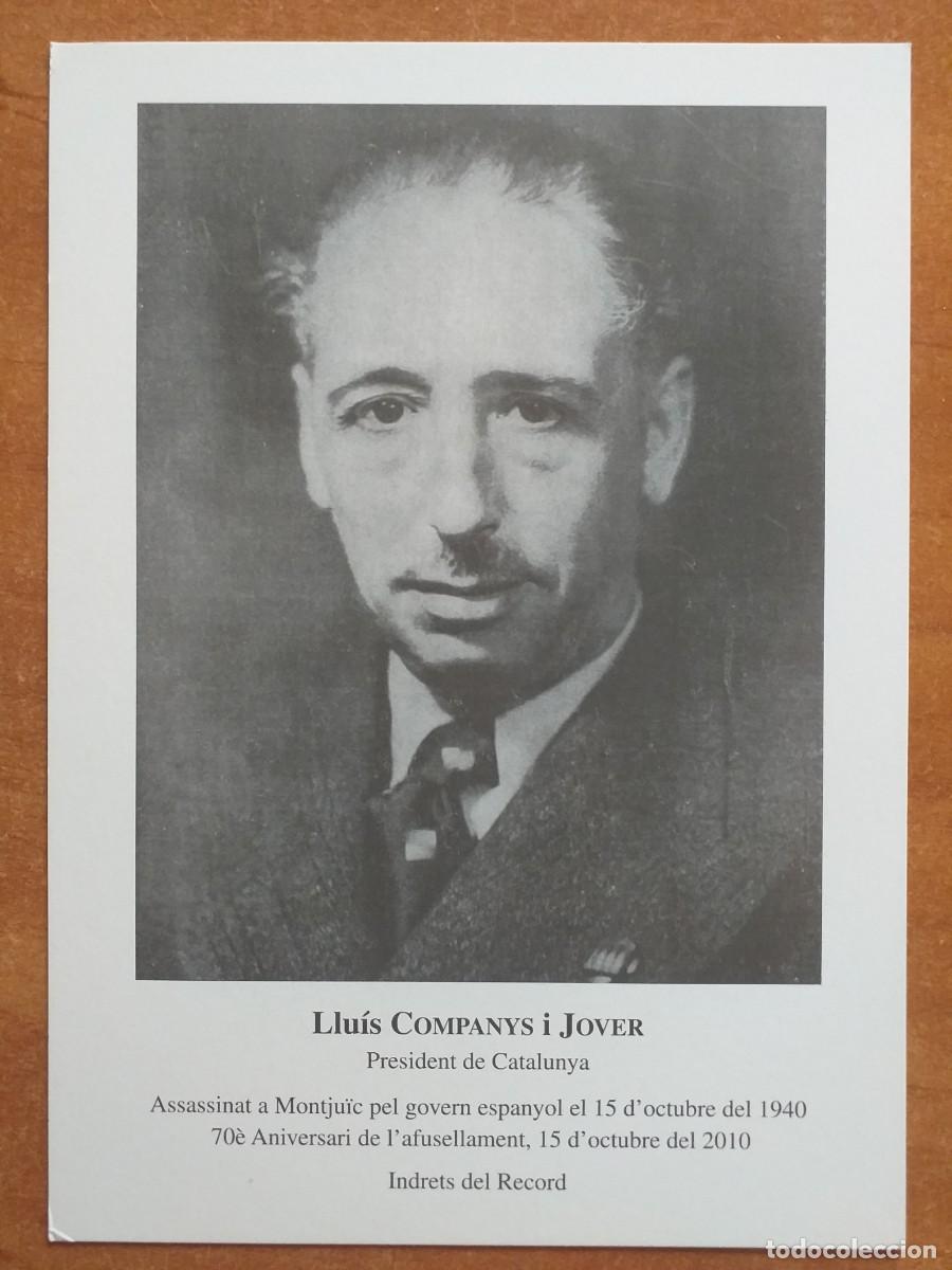 Paper Collecting Others: LLU&Iacute;S COMPANYS - CON MOTIVO DEL 70 ANIVERSARIO DE SU FUSILAMIENTO