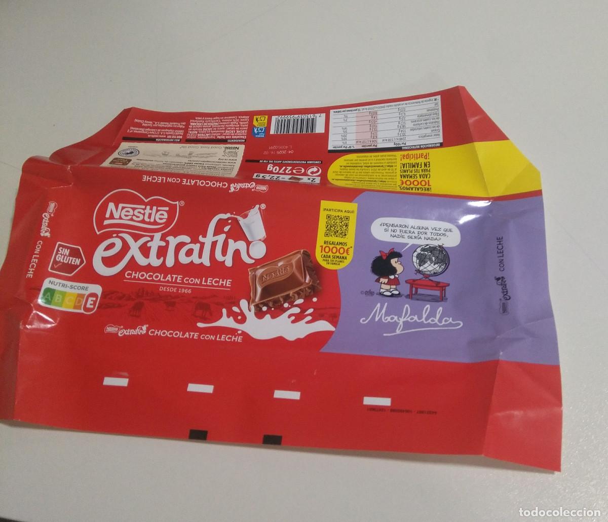 Otros Art&iacute;culos de Coleccionismo en Papel: mafalda envoltorio papel 2023 promocion chocolate nestle packaging