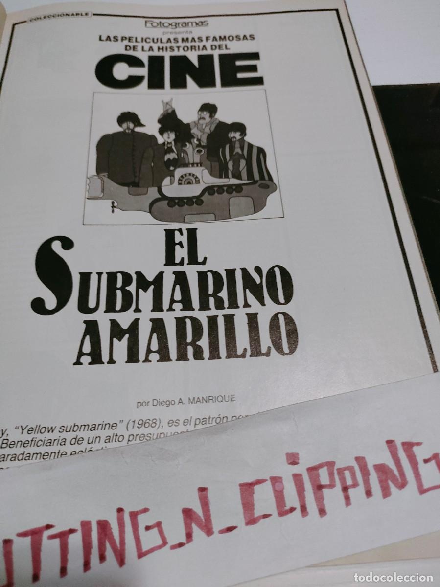 Otros Art&iacute;culos de Coleccionismo en Papel: COLECCIONABLE F8712 PELICULAS MAS FAMOSAS SUBMARINO AMARILLO BEATLES