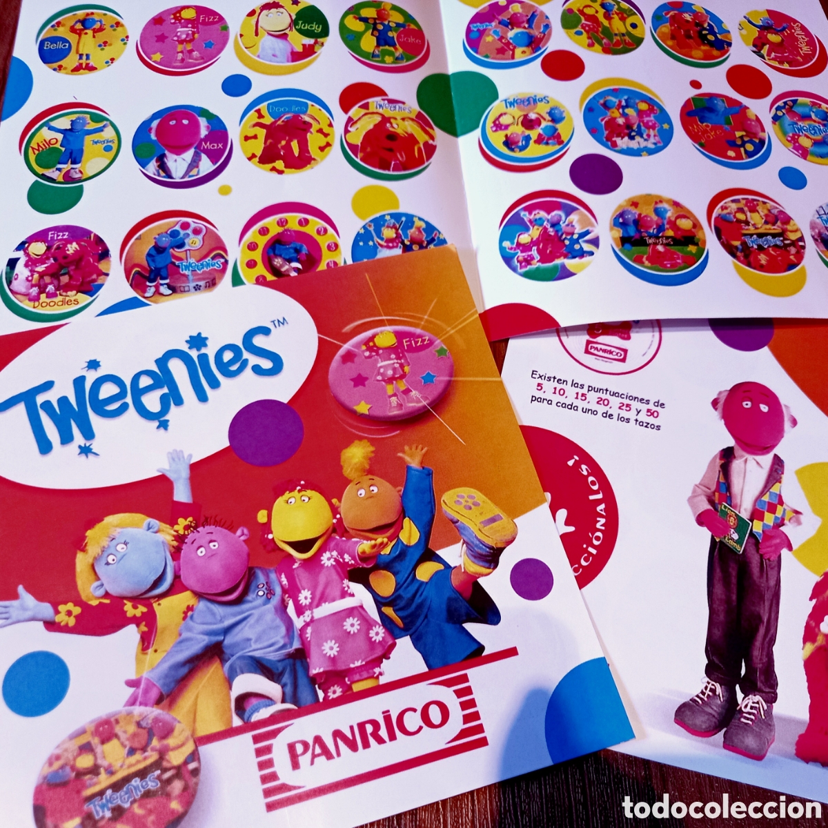 Otros Art&iacute;culos de Coleccionismo en Papel: Checklist tazos Tweenies Panrico