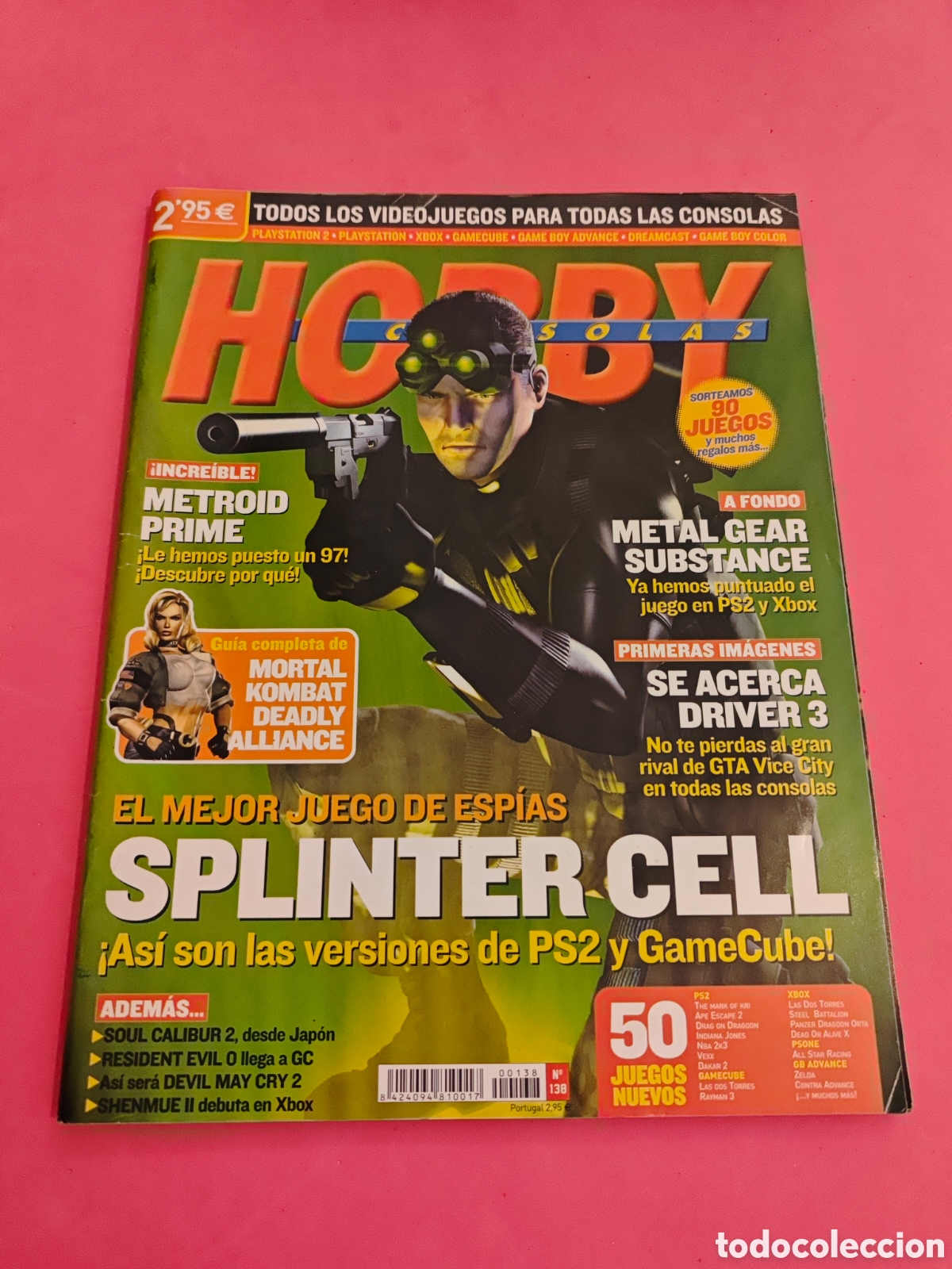 Otros Art&iacute;culos de Coleccionismo en Papel: Revista Hobby Consolas 138 Splinter Cell