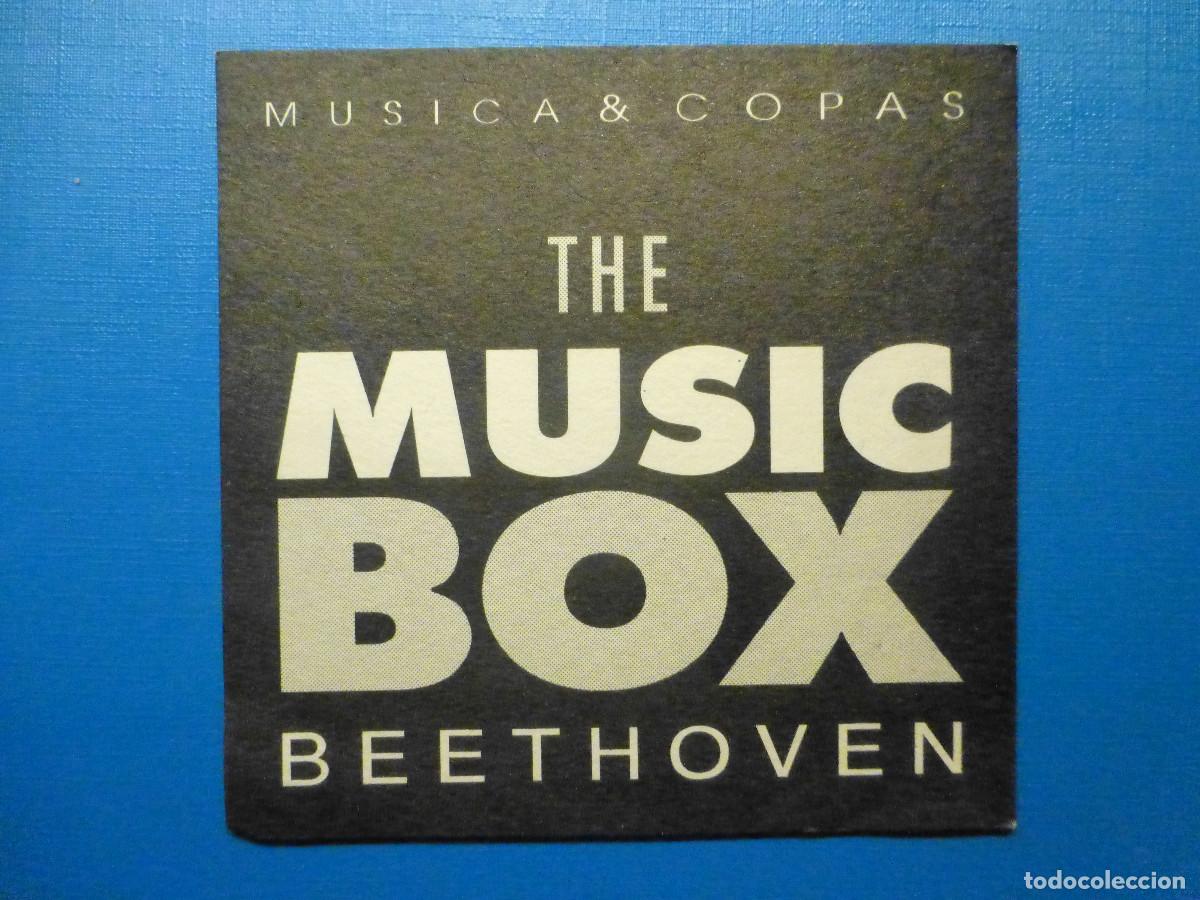 Otros Art&iacute;culos de Coleccionismo en Papel: Posavasos Pub, Disco-Bar, Discoteca - The Music Box - Beethoven, 16 - Barcelona