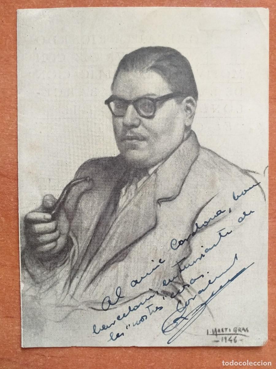 Otros Art&iacute;culos de Coleccionismo en Papel: FOLLETO HOMENAJE A RICARDO SU&Ntilde;E ALV&Aacute;REZ - 1946 BARCELONA - CON DEDICATORIA