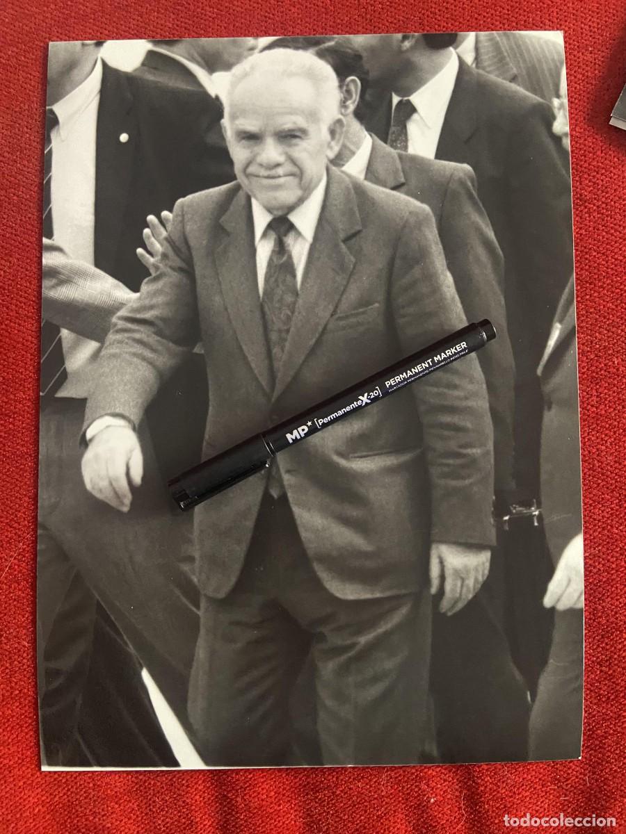 Outros artigos de papel: FF1905 FOTO FOTOGRAFIA ORIGINAL POLITICA ISRAEL YITZHAK SHAMIR VISITA A ESPA&Ntilde;A