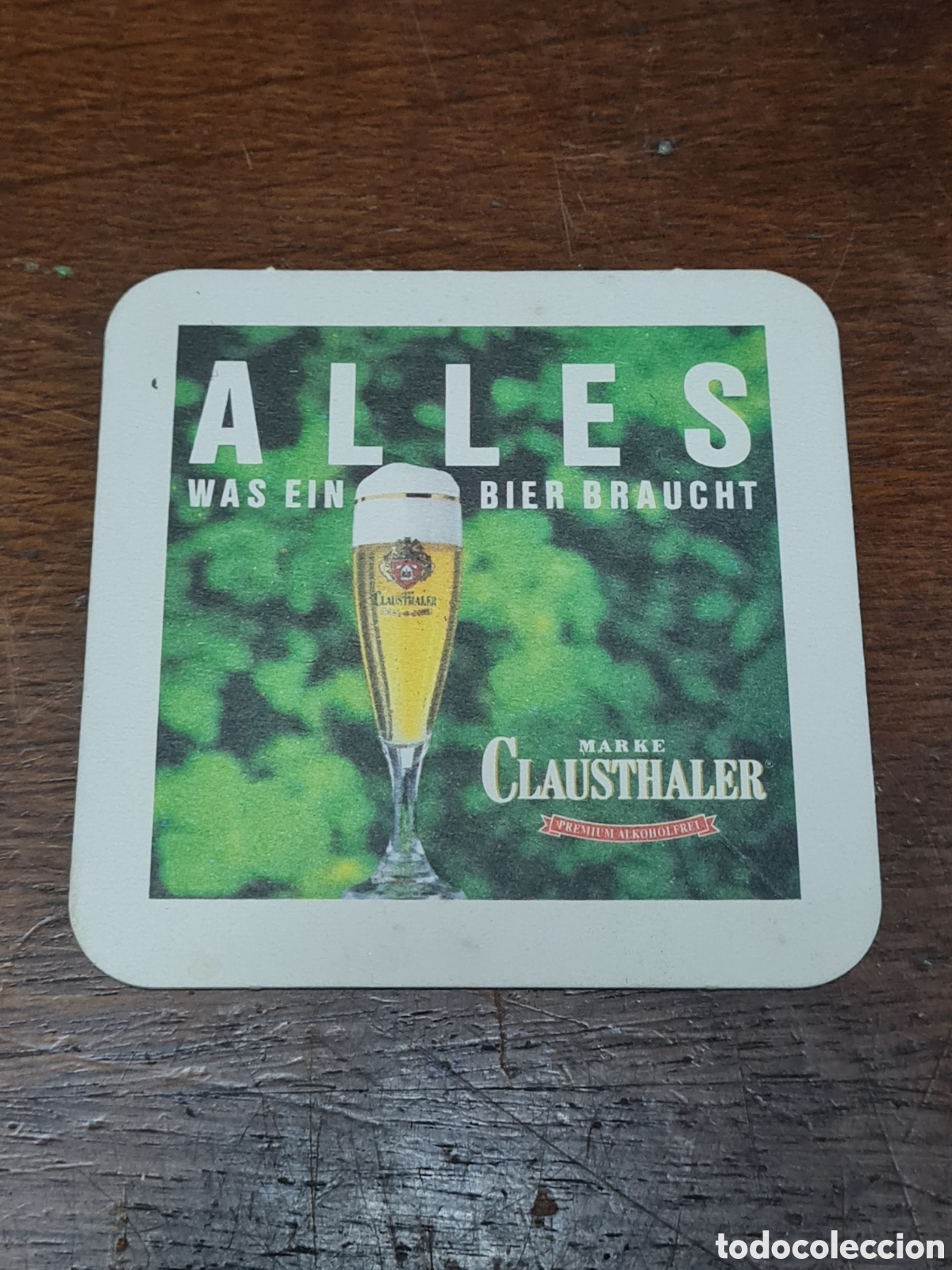 Altri oggetti di carta: Posavasos de cerveza CLAUSTHLER a&ntilde;os 60-70