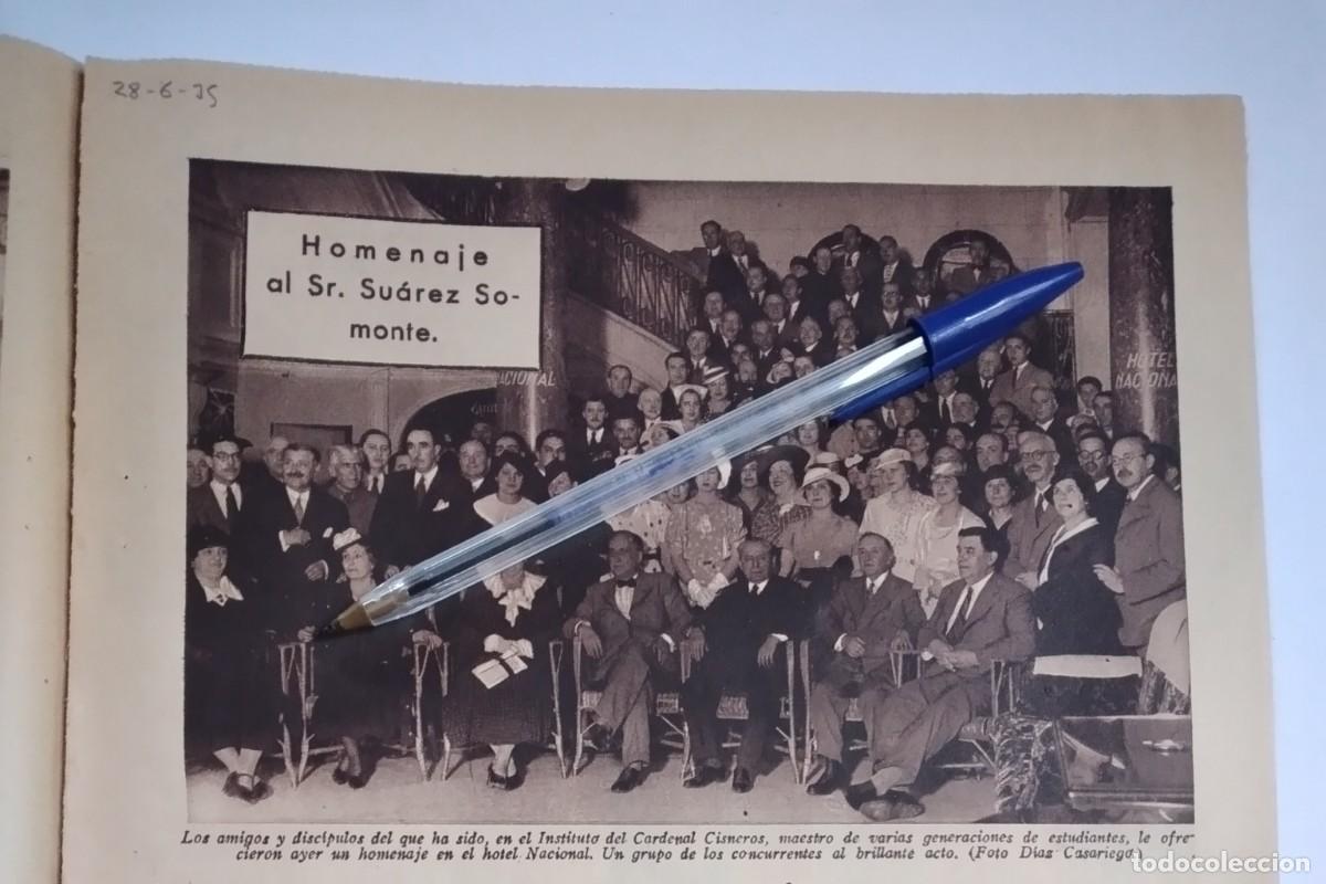 Collectionnisme Papier divers: IGNACIO SUAREZ SOMONTE HOMENAJE EN EL HOTEL NACIONAL AMIGOS Y DISC&Iacute;PULOS INTITUTO CARDENAL CISNEROS