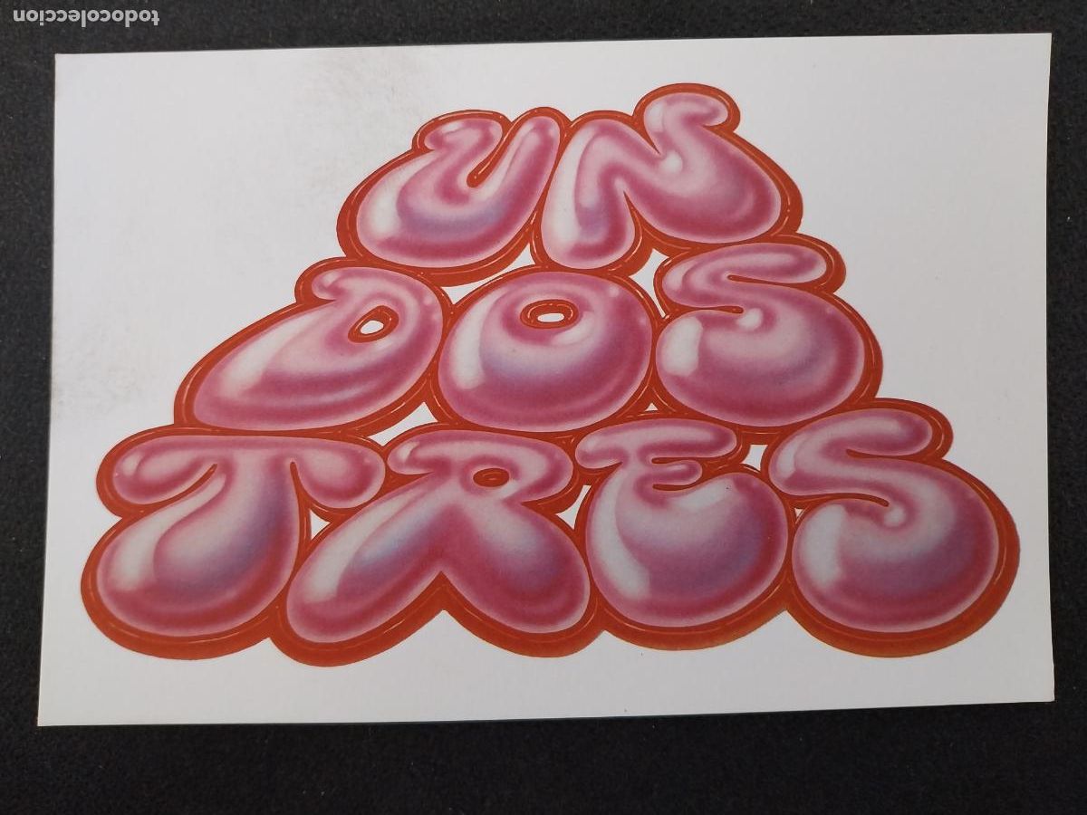 Otros art&iacute;culos de coleccionismo en papel: TVE UN DOS TRES TARJETA ORIGINAL DEL PROGRAMA DORSO BLANCO 15 X 10 CM A&Ntilde;OS 80 EPOCA MAYRA