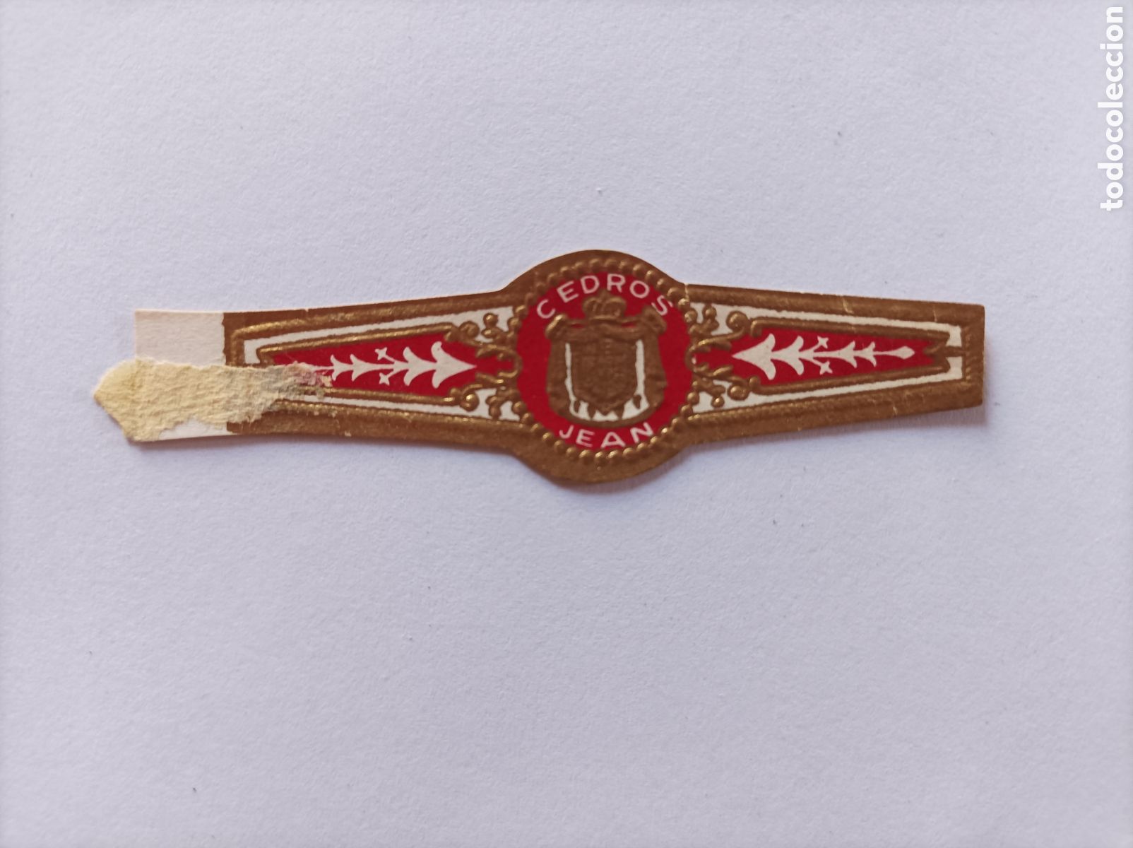 Outros artigos de papel: CEDROS JEAN. VITOLA PURO.