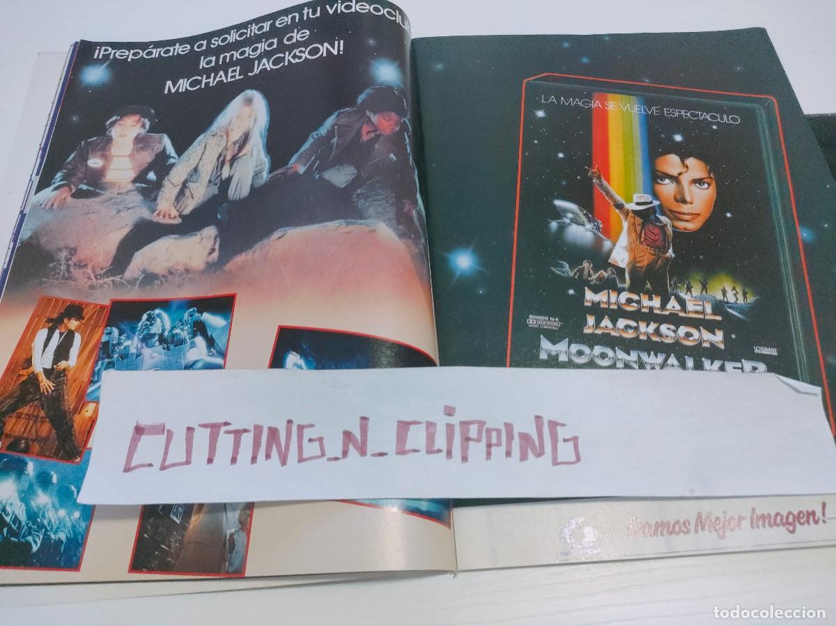 Otros Art&iacute;culos de Coleccionismo en Papel: Clipping RT2 MICHAEL JACKSON MOONWALKER PUBLICIDAD