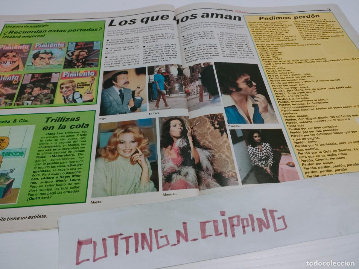 Otros Art&iacute;culos de Coleccionismo en Papel: Clipping SP176 MAYRA GOMEZ KEMP, MASSIEL, LOLA FLORES, RAPHAEL