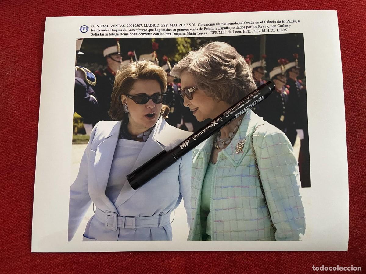 Sammelleidenschaft Andere Papierartikel: F34167 FOTO FOTOGRAFIA ORIGINAL REINA SOFIA (7-5-2001) MARIA TERESA LUXEMBURGO