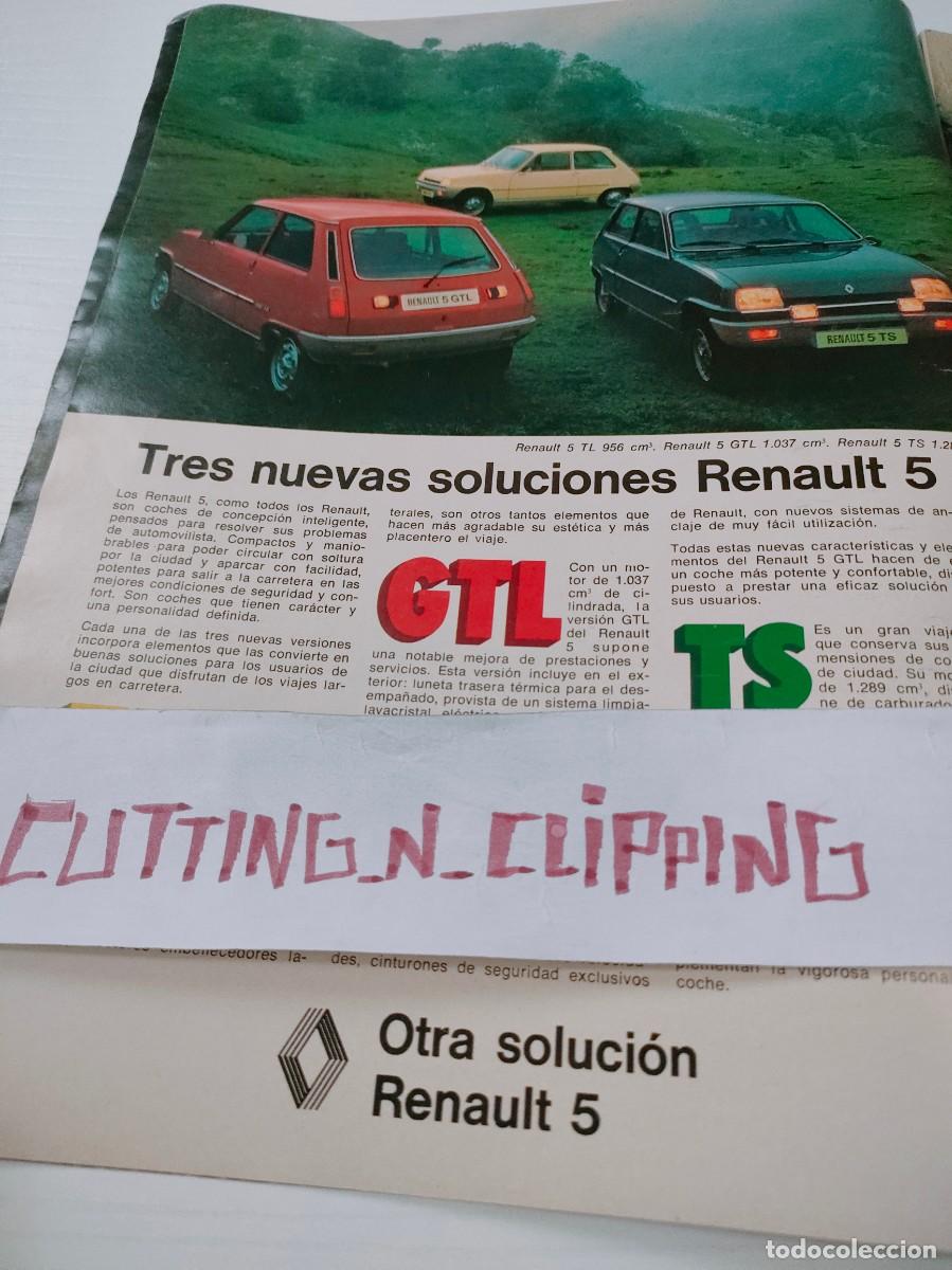 Otros Art&iacute;culos de Coleccionismo en Papel: Clipping H750811 RENAULT 5