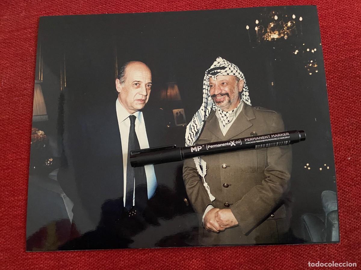 Sammelleidenschaft Andere Papierartikel: F34175 FOTO FOTOGRAFIA ORIGINAL POLITICA FRANCISCO FERNANDEZ ORDO&Ntilde;EZ PALESTINA YASSER ARAFAT