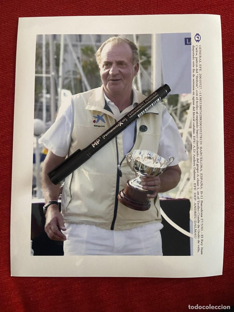 Sammelleidenschaft Andere Papierartikel: F34184 FOTO FOTOGRAFIA ORIGINAL REYES DE ESPA&Ntilde;A REY JUAN CARLOS BORBON (27-5-2001) TROFEO BRIBON