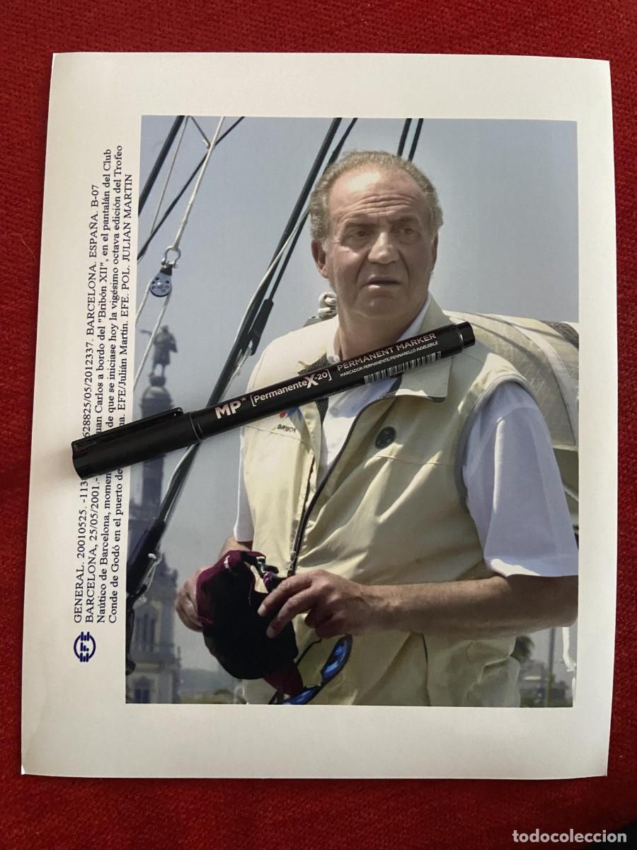 Sammelleidenschaft Andere Papierartikel: F34185 FOTO FOTOGRAFIA ORIGINAL ESPA&Ntilde;A REY JUAN CARLOS BORBON (25-5-2001) VELA BRIBON