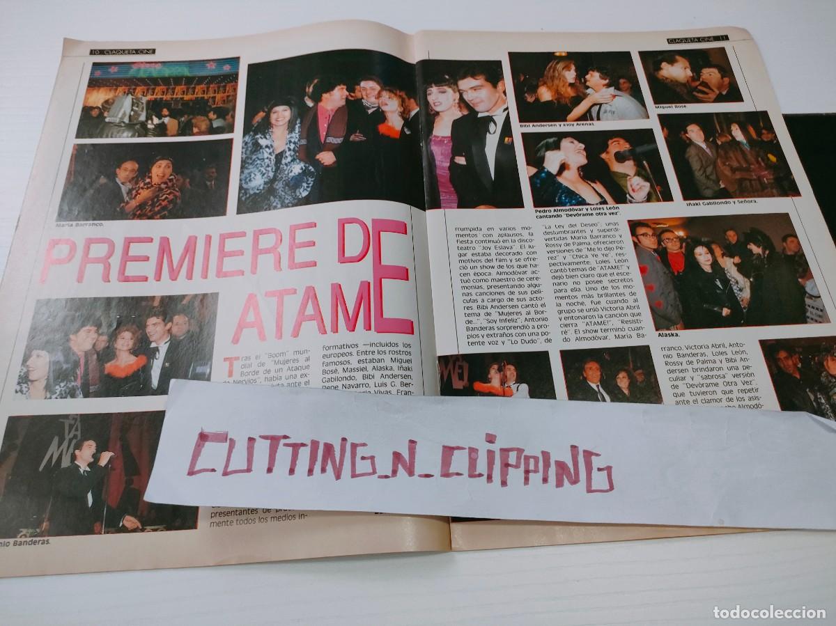 Otros Art&iacute;culos de Coleccionismo en Papel: Clipping RC9002 ALASKA, BIBI ANDERSEN, ALMODOVAR, ANTONIO BANDERAS