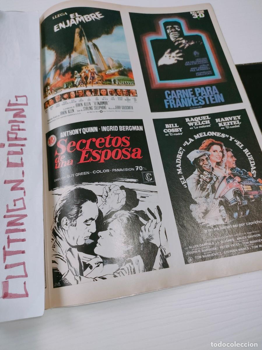 Otros Art&iacute;culos de Coleccionismo en Papel: Clipping RPA9010 CARTELES FRANKENSTEIN, ENJAMBRE, QUIJOTE, MALDICION CALAVERA