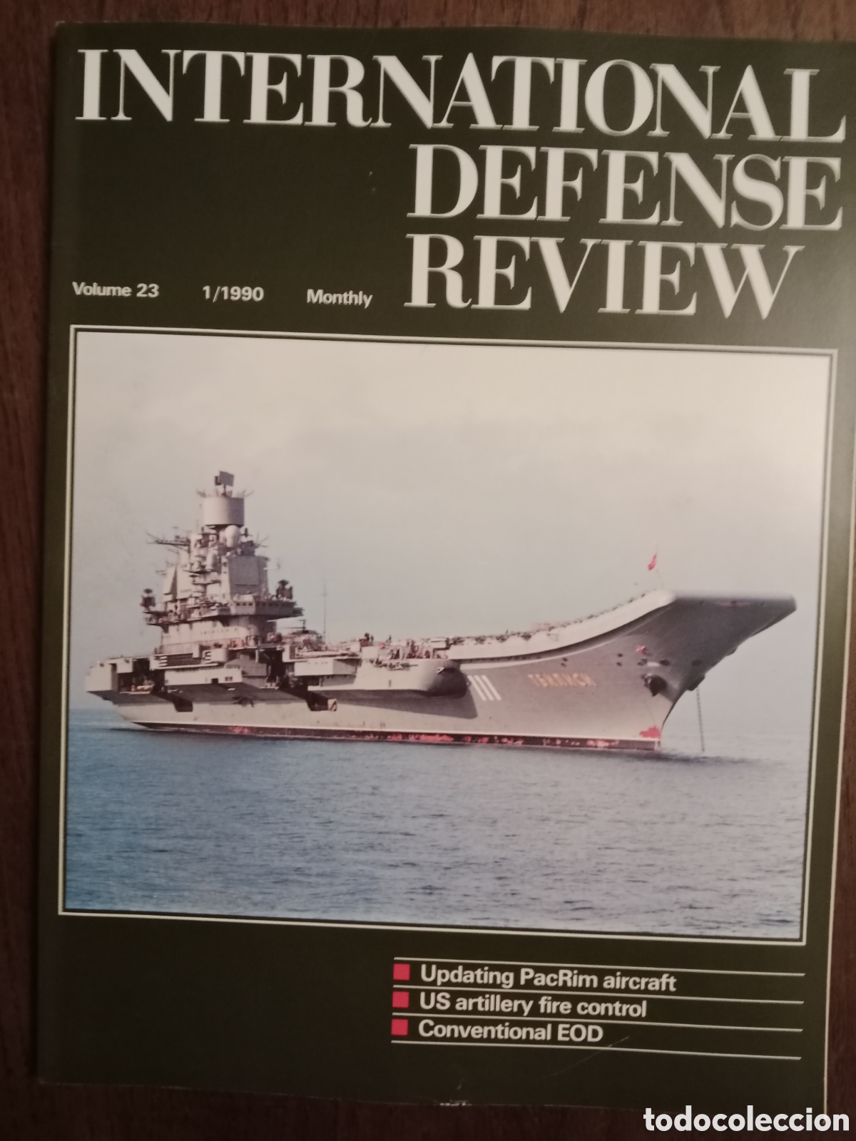 Otros Art&iacute;culos de Coleccionismo en Papel: Revista internacional defense de 1990 1/1990 militar