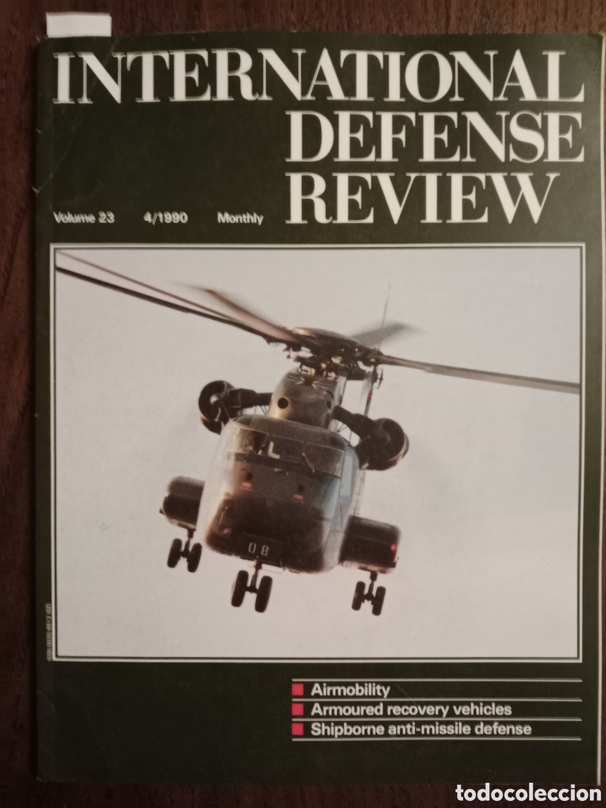 Otros Art&iacute;culos de Coleccionismo en Papel: Revista internacional defense de 1990 04/1990 militar