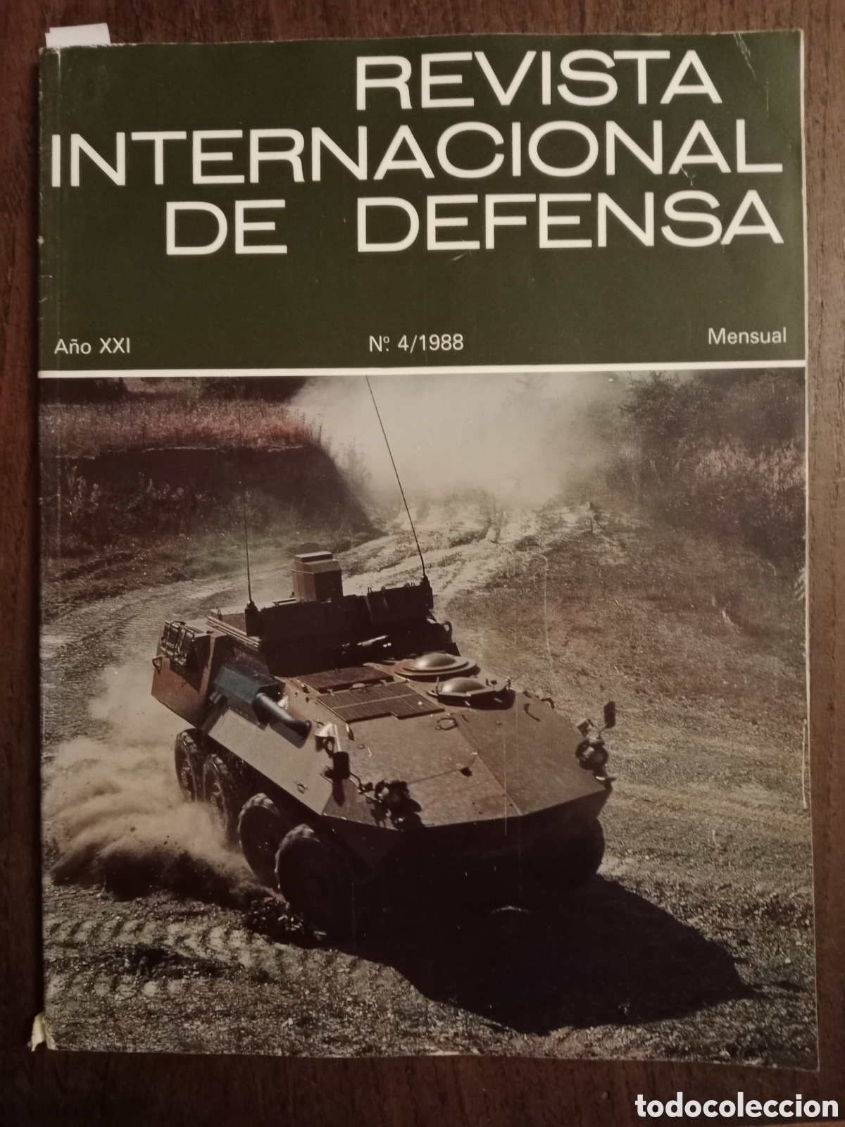 Sammelleidenschaft Andere Papierartikel: Revista internacional de defensa de 1988 04/1988 militar