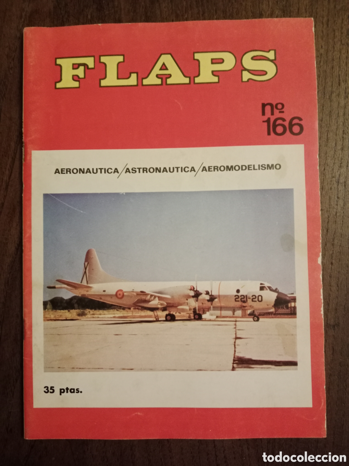 Otros Art&iacute;culos de Coleccionismo en Papel: Revista flaps n. 166 aeron&aacute;utica astronautica aeromodelismo