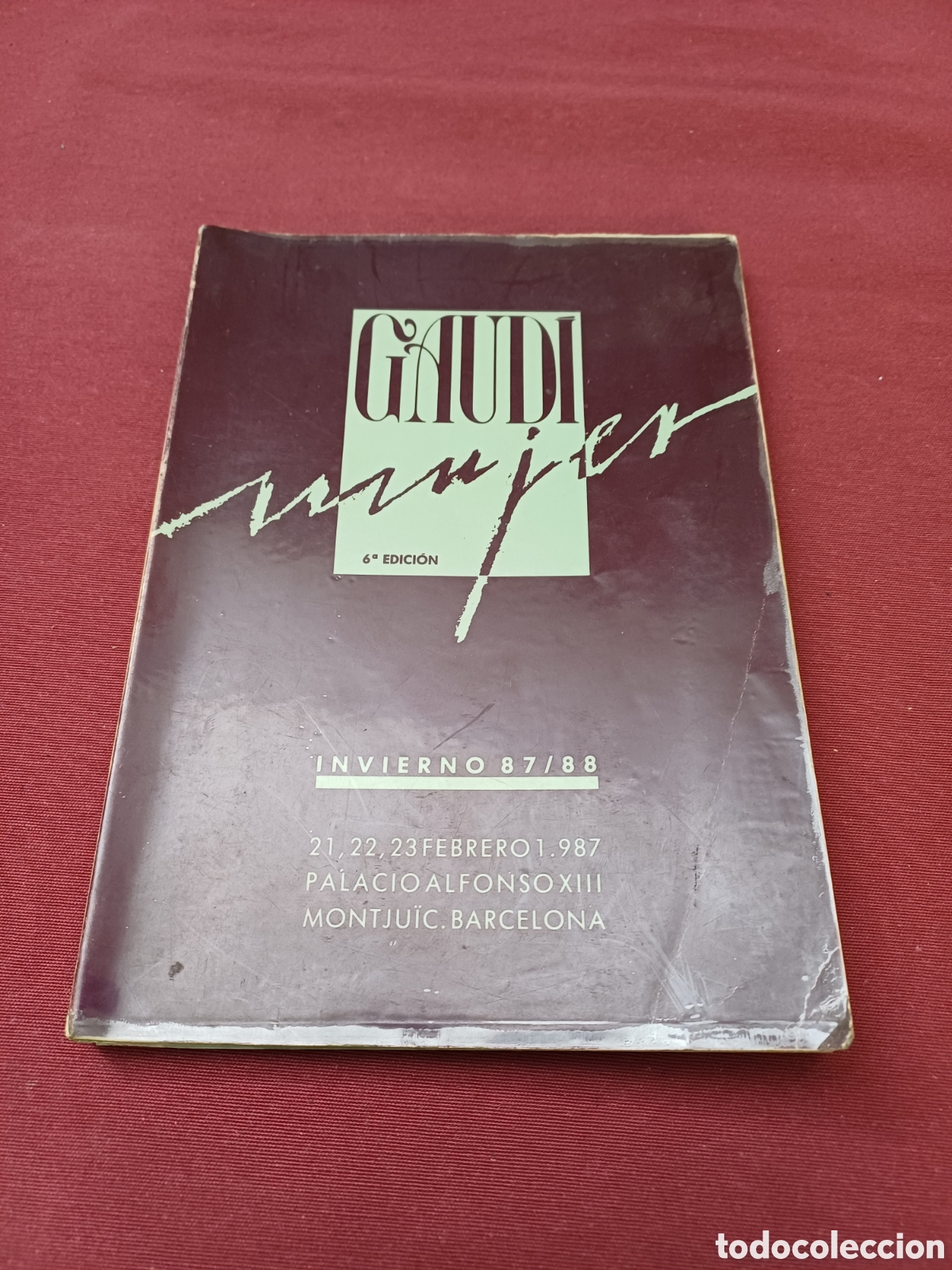 Otros Art&iacute;culos de Coleccionismo en Papel: LIBRETA FERIA BARCELONA, GAUD&Iacute; MUJER, INVIERNO TEMPORADA 1987-88