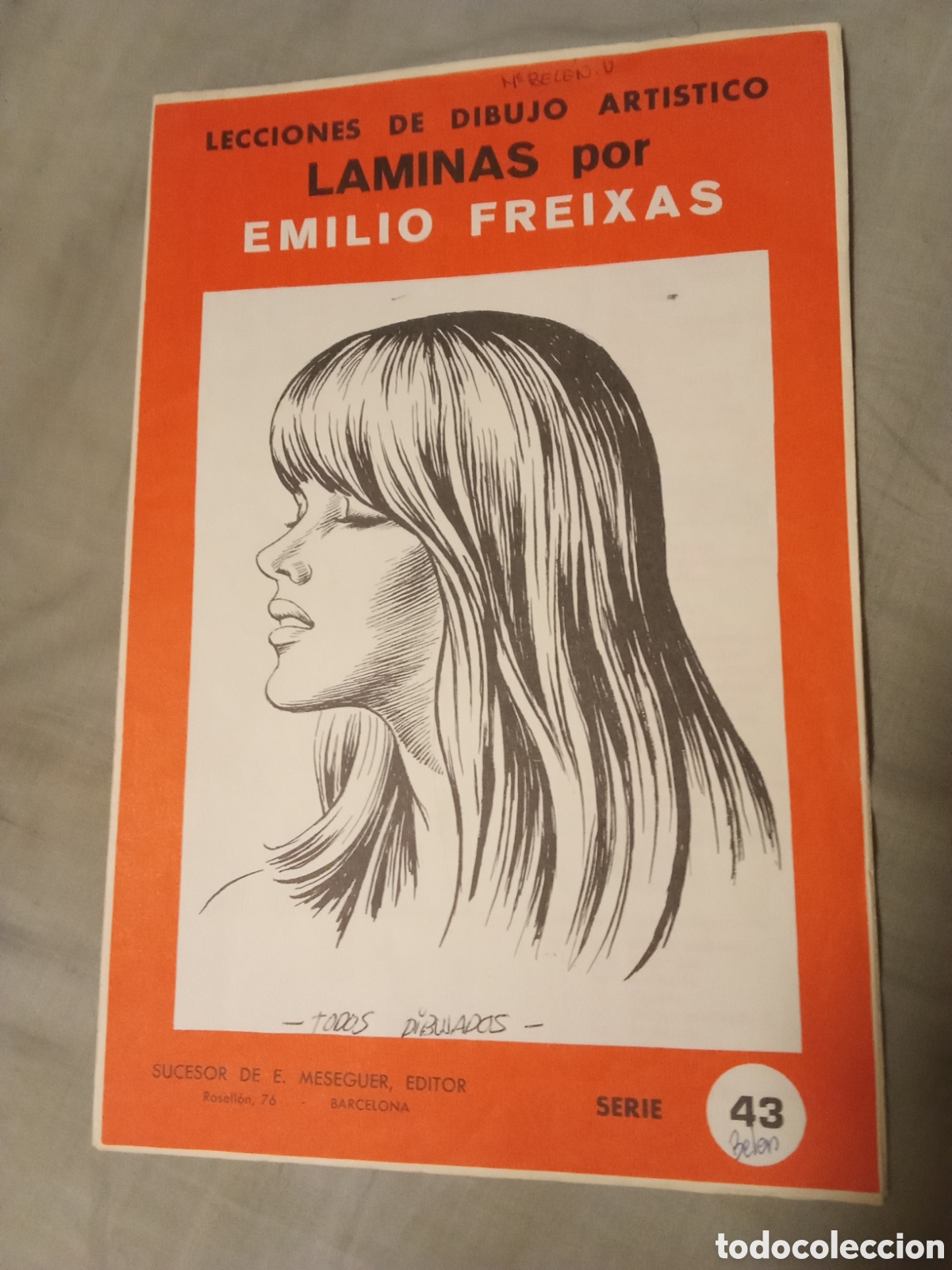 Otros art&iacute;culos de coleccionismo en papel: L&Aacute;MINAS ANTIGUAS DE LECCIONES DE DIBUJO ART&Iacute;STICO POR EMILIO FREIXAS