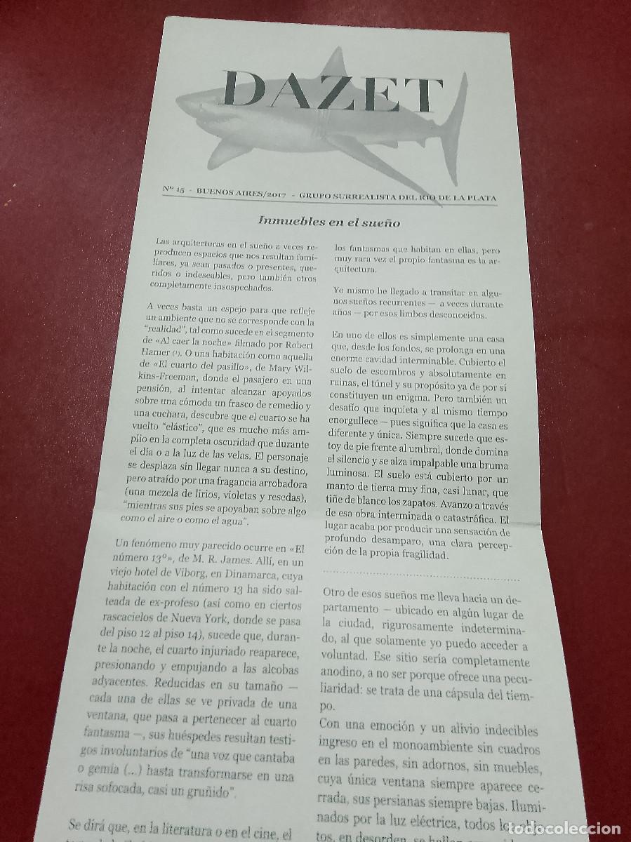 Outros artigos de papel: Grupo Surrealista del R&iacute;o de la Plata: Dazet n&ordm; 15 (2017)