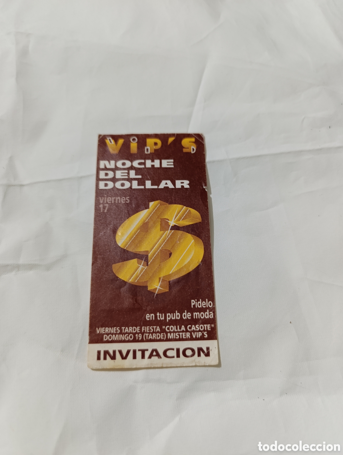 Otros Art&iacute;culos de Coleccionismo en Papel: Vips Barraca descuento flyer discoteca valencia coleccion descuentos ruta del bakalao spook factory