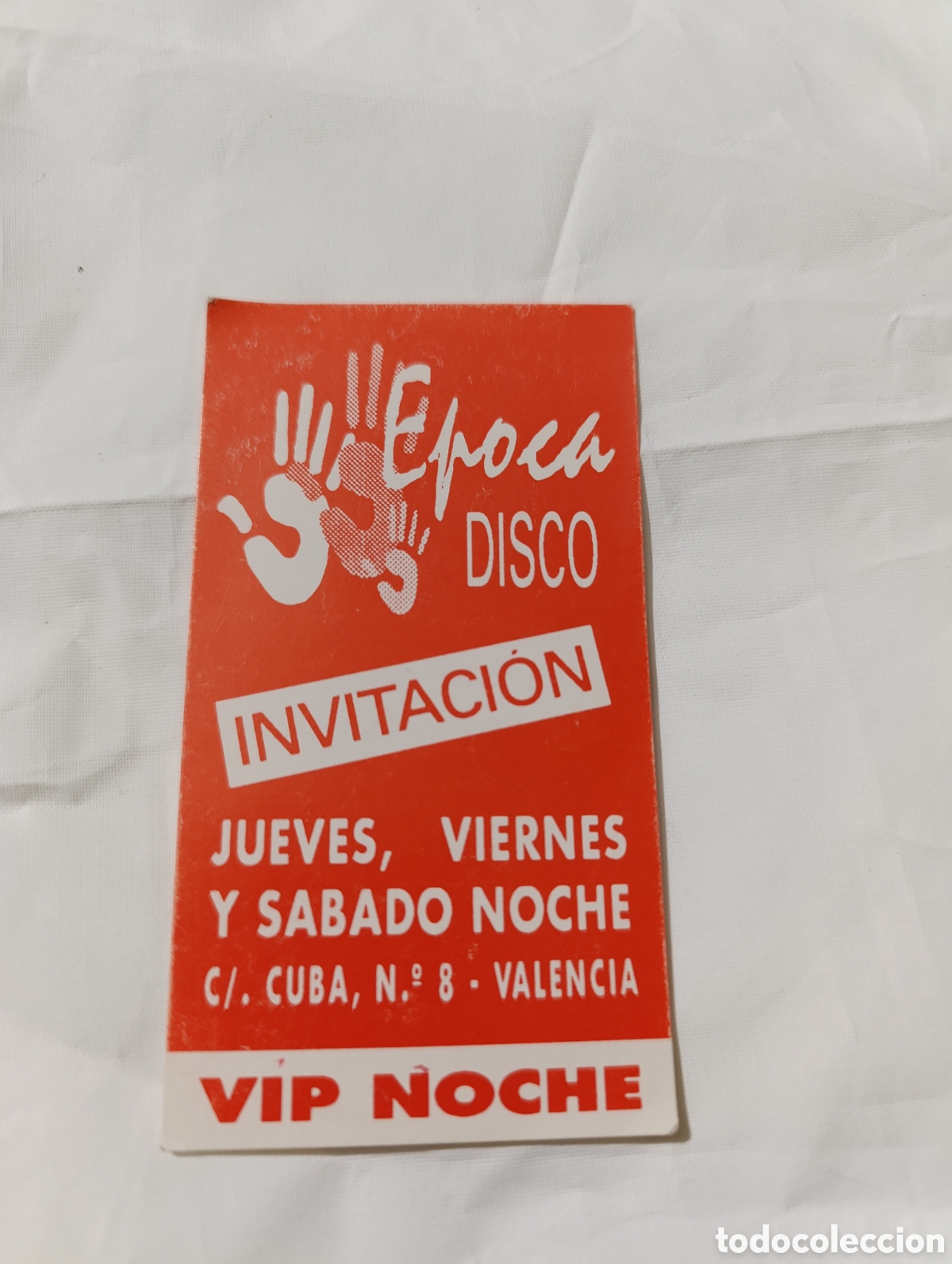 Otros Art&iacute;culos de Coleccionismo en Papel: &Eacute;poca descuento flyer discoteca valencia coleccion descuentos ruta del bakalao spook factory