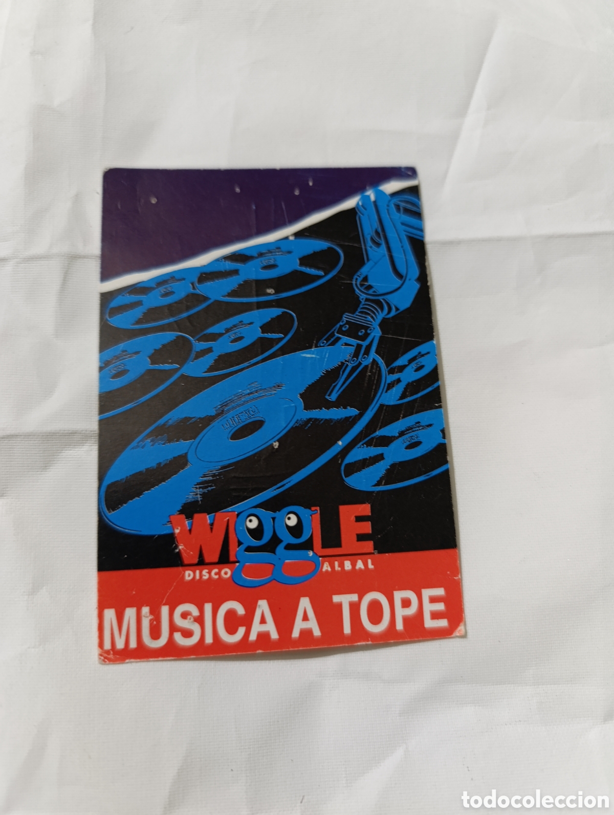 Collectionnisme Papier divers: Wiggle descuento flyer discoteca valencia coleccion descuentos ruta del bakalao spook factory