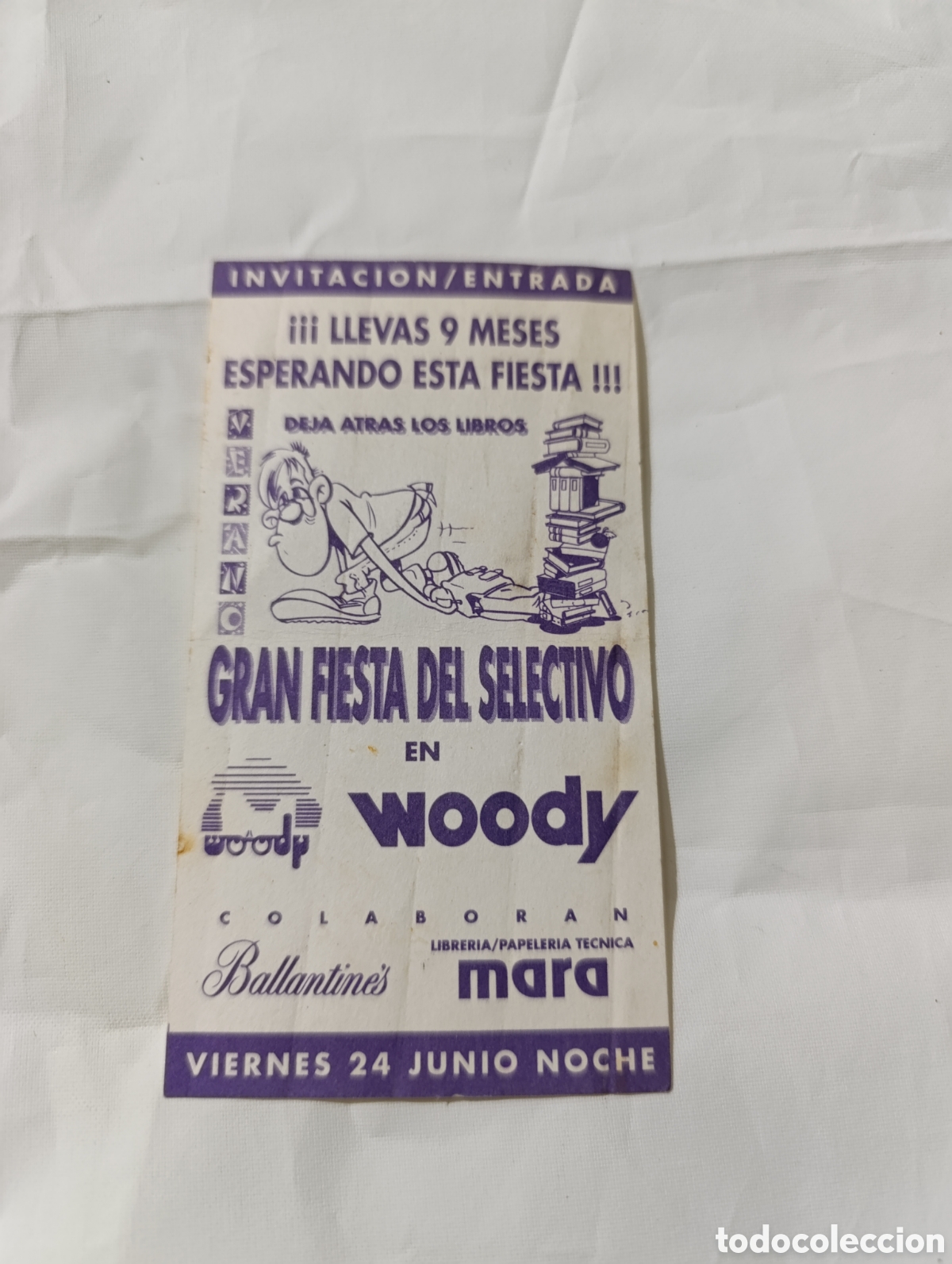 Collectionnisme Papier divers: Woody descuento flyer discoteca valencia coleccion descuentos ruta del bakalao spook factory