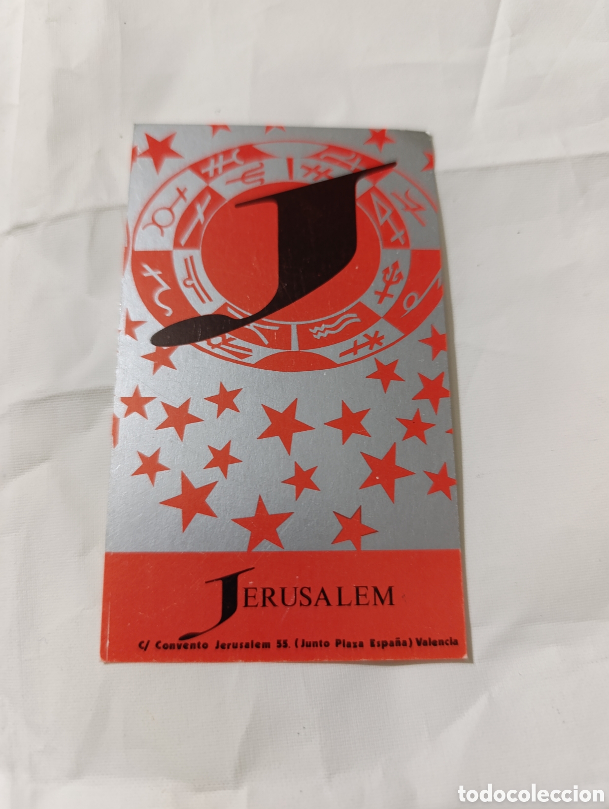 Altri oggetti di carta: Jerusalem descuento flyer discoteca valencia coleccion descuentos ruta del bakalao spook factory