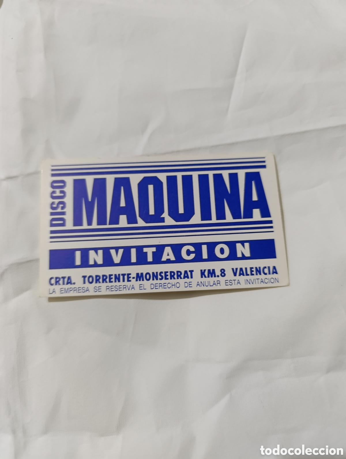 Otros Art&iacute;culos de Coleccionismo en Papel: Maquina descuento flyer discoteca valencia coleccion descuentos ruta del bakalao spook factory