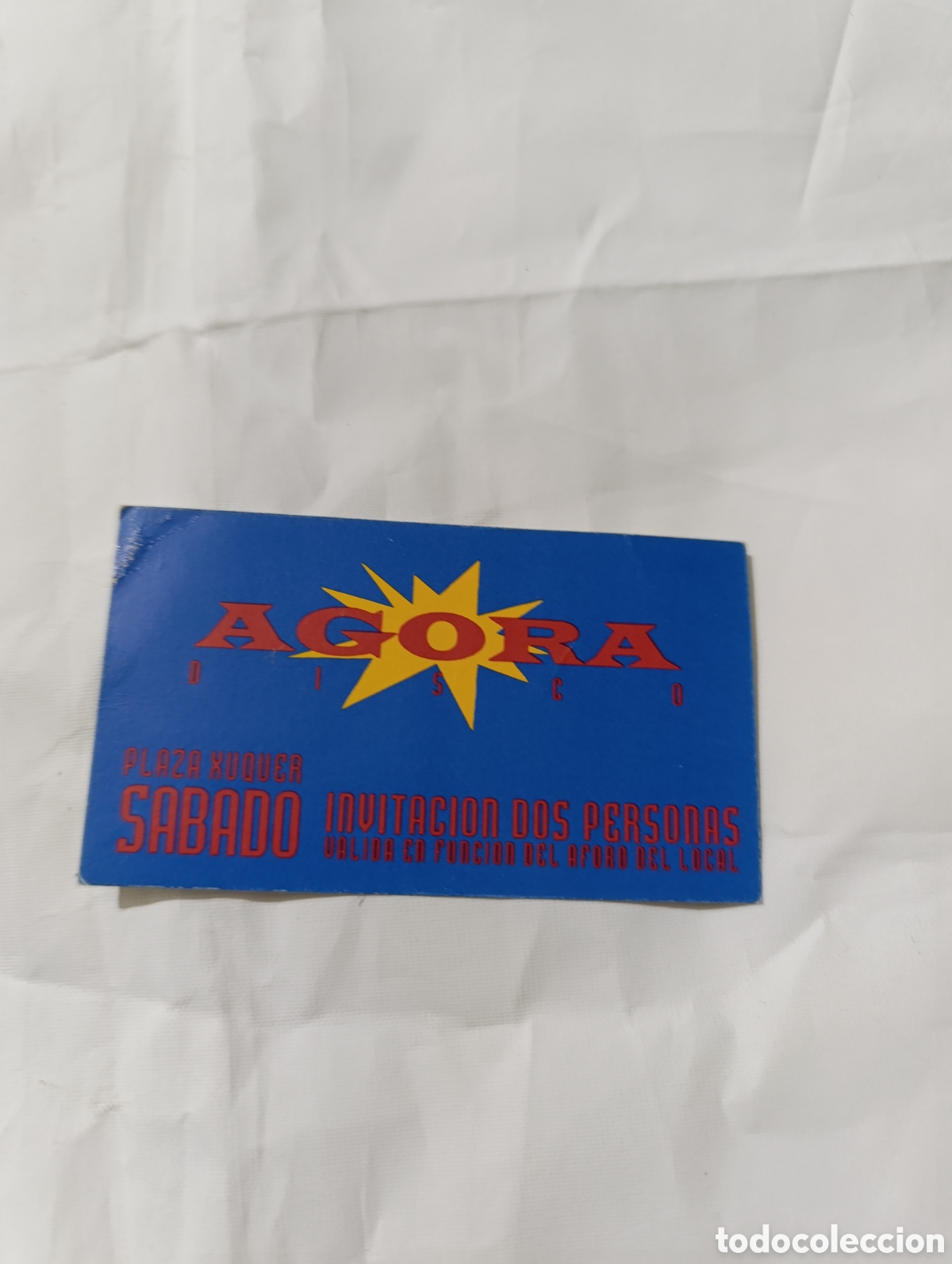 Sammelleidenschaft Andere Papierartikel: Agora descuento flyer discoteca valencia coleccion descuentos ruta del bakalao spook factory