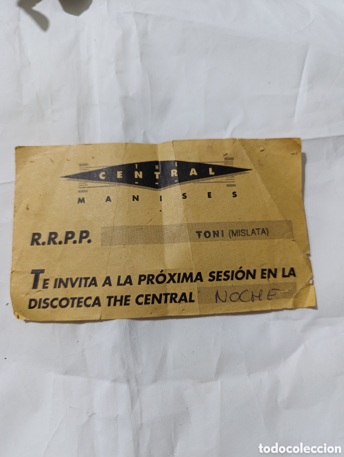 Outros artigos de papel: Central descuento flyer discoteca valencia coleccion descuentos ruta del bakalao spook factory