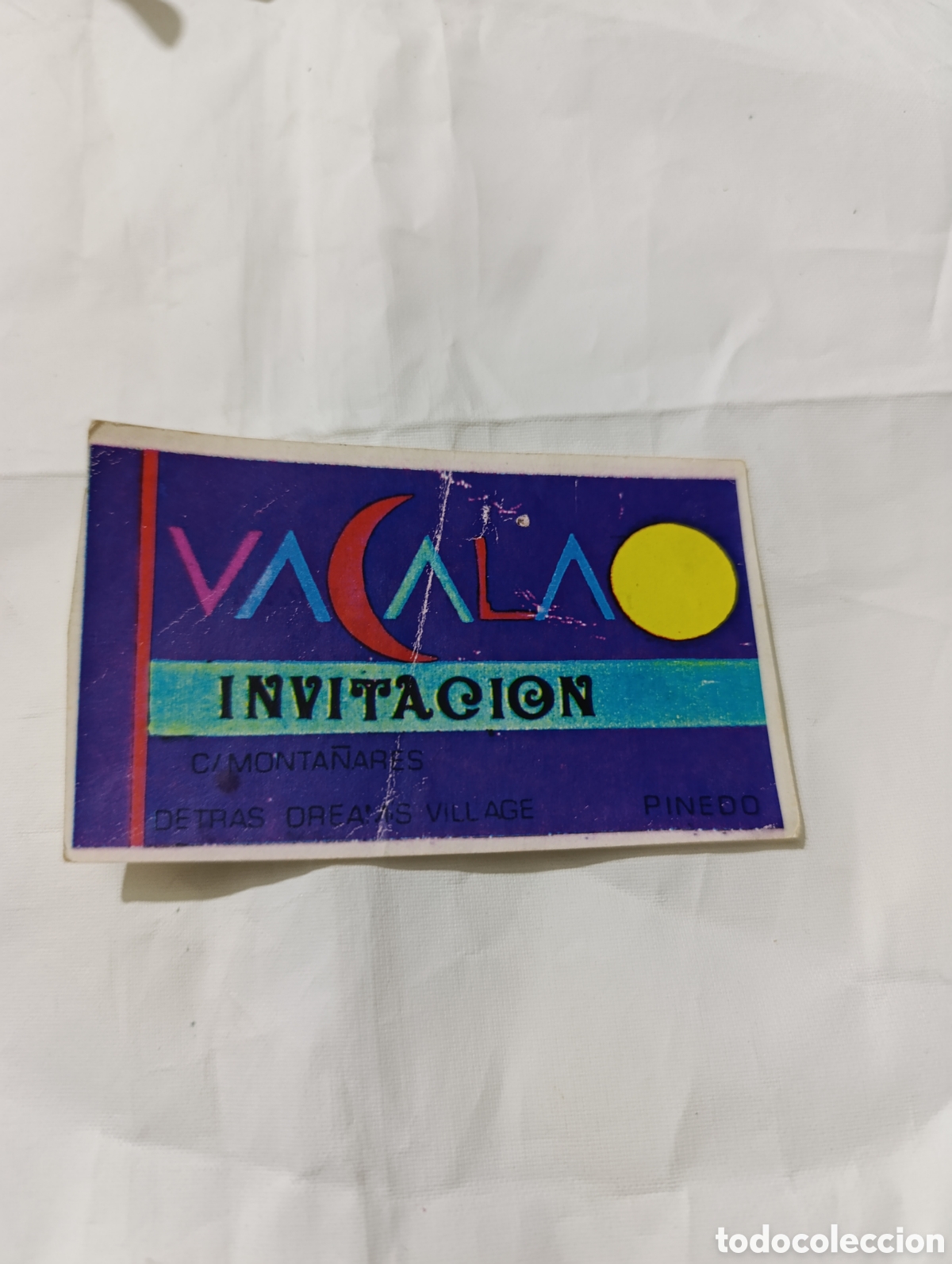 Sammelleidenschaft Andere Papierartikel: Vacala descuento flyer discoteca valencia coleccion descuentos ruta del bakalao spook factory