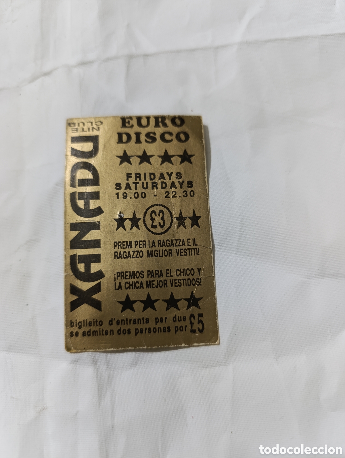 Collectionnisme Papier divers: Xanadu descuento flyer discoteca valencia coleccion descuentos ruta del bakalao spook factory