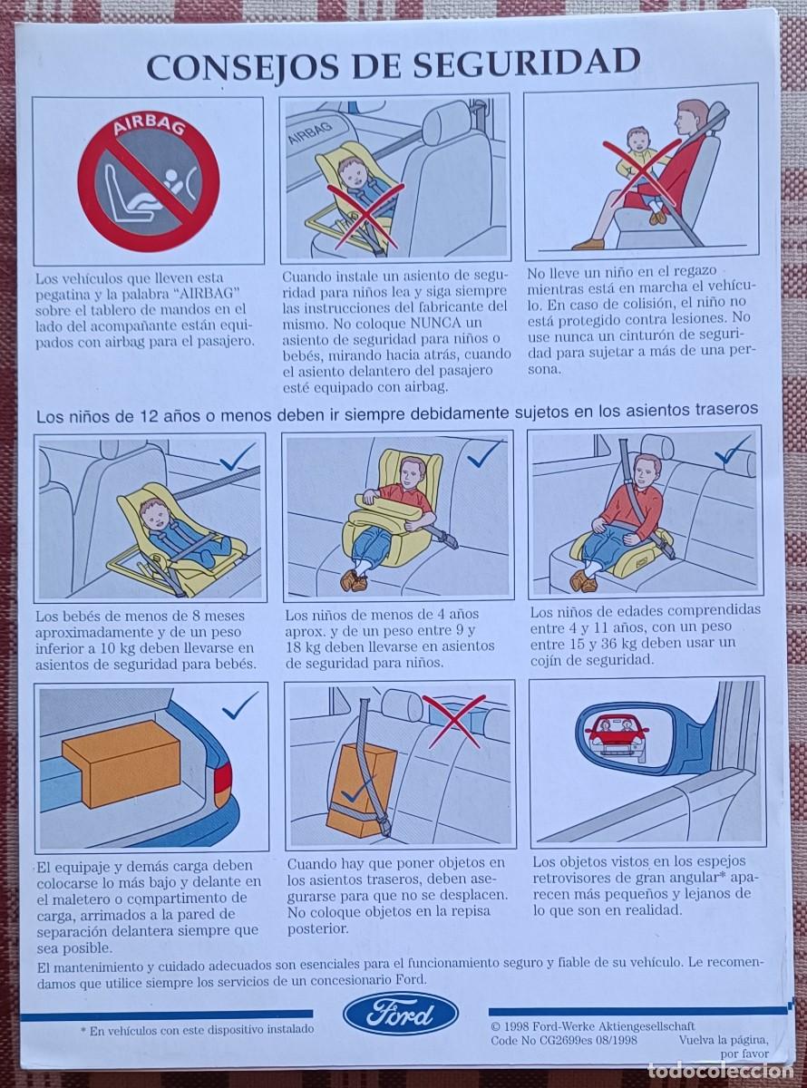Paper Collecting Others: Consejos de Seguridad - Ford - 1998