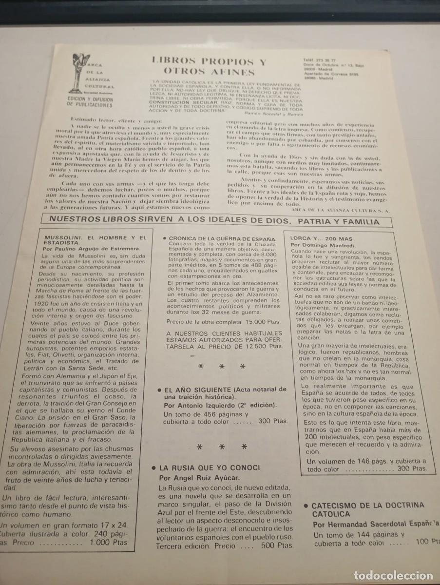Otros Art&iacute;culos de Coleccionismo en Papel: TR&Iacute;PTICO CAT&Aacute;LOGO LIBROS ARCA DE LA ALIANZA CULTURAL REF. UR MES 3 D