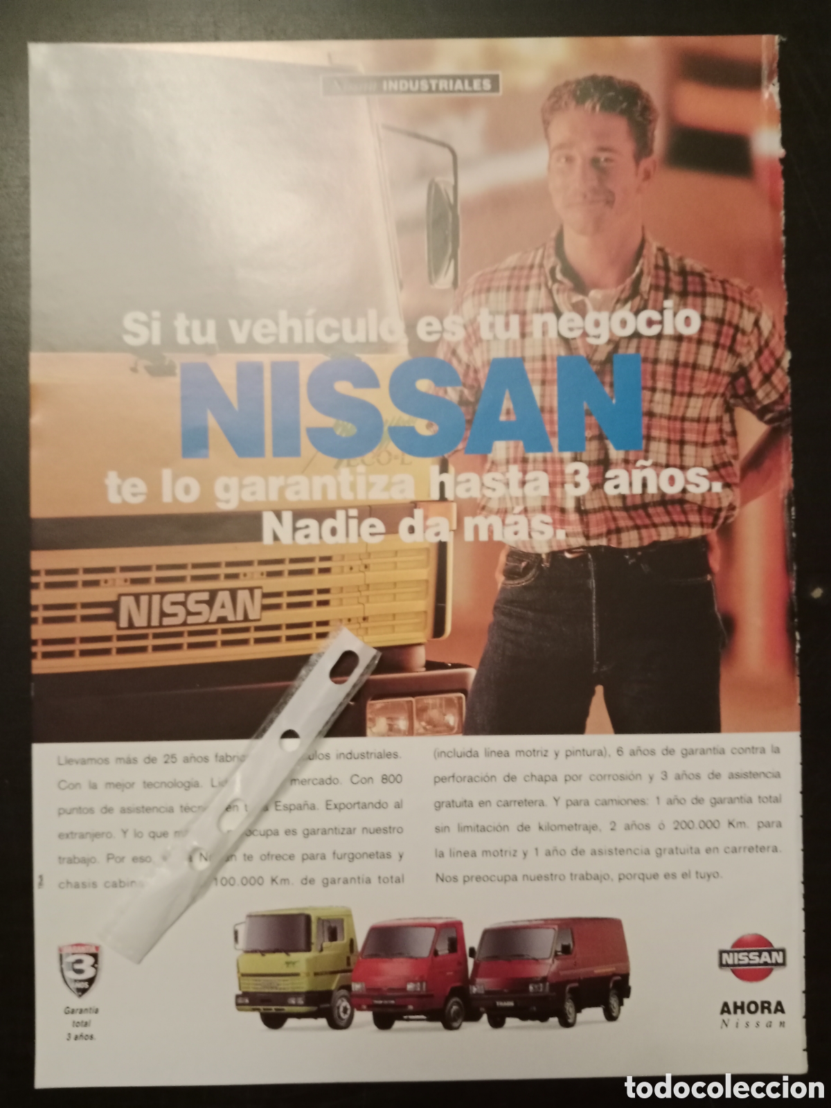 Otros Art&iacute;culos de Coleccionismo en Papel: Publicidad cami&oacute;n Nissan