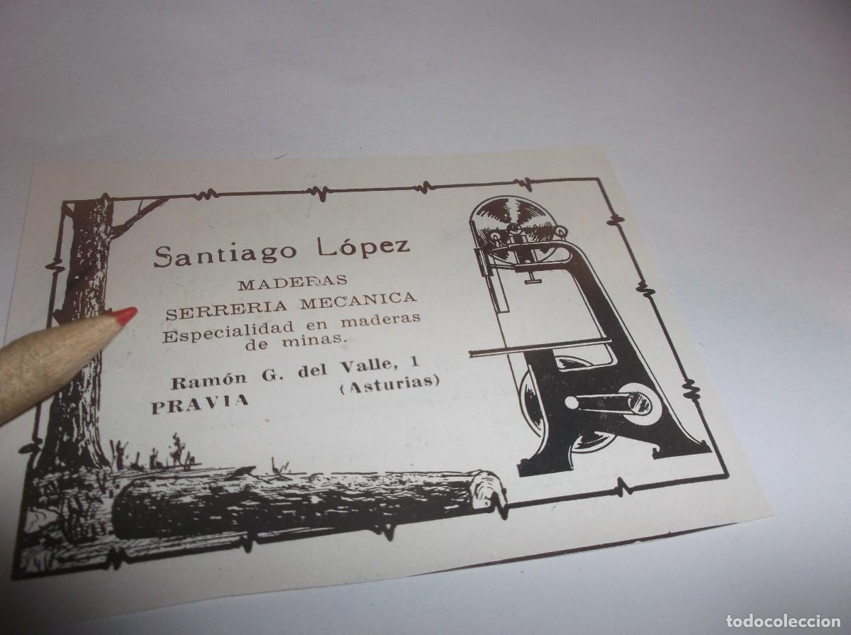 Otros Art&iacute;culos de Coleccionismo en Papel: RECORTE A&Ntilde;O 1949.-SANTIAGO L&Oacute;PEZ-MADERAS,SERRER&Iacute;A MEC&Aacute;NICA(MADERAS DE MINAS) -PRAVIA(ASTURIAS)