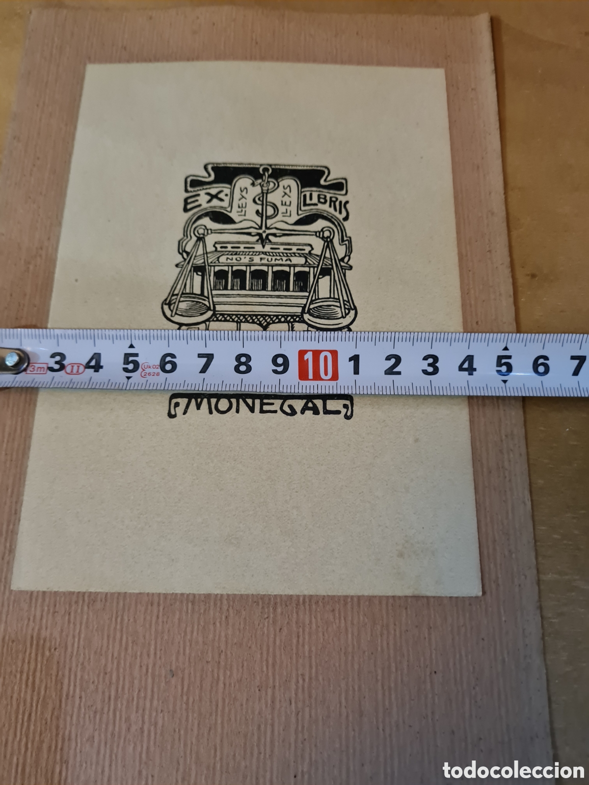 Otros art&iacute;culos de coleccionismo en papel: Ex-libris dibujante brunet - Foto 3