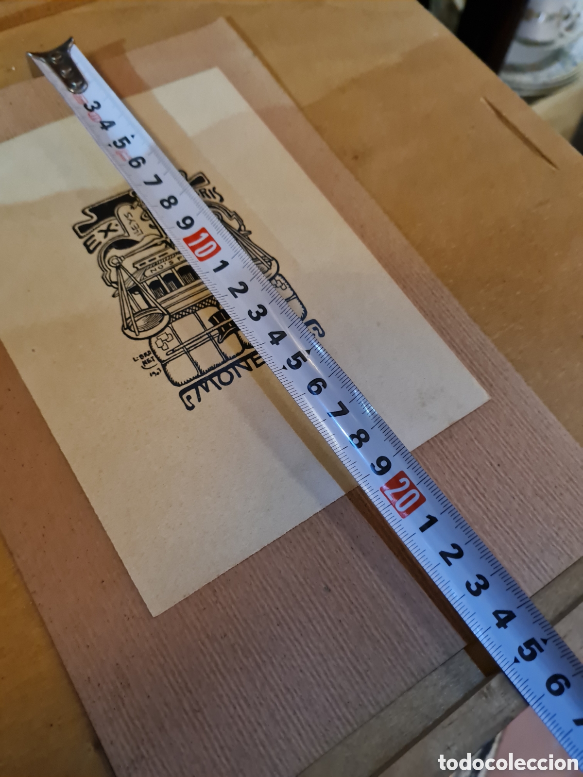 Otros art&iacute;culos de coleccionismo en papel: Ex-libris dibujante brunet - Foto 4