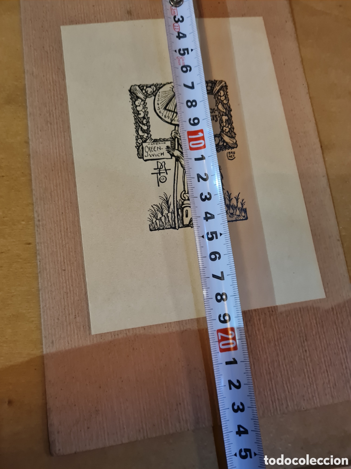 Otros art&iacute;culos de coleccionismo en papel: Eex-libris dibujante Brunet - Foto 4