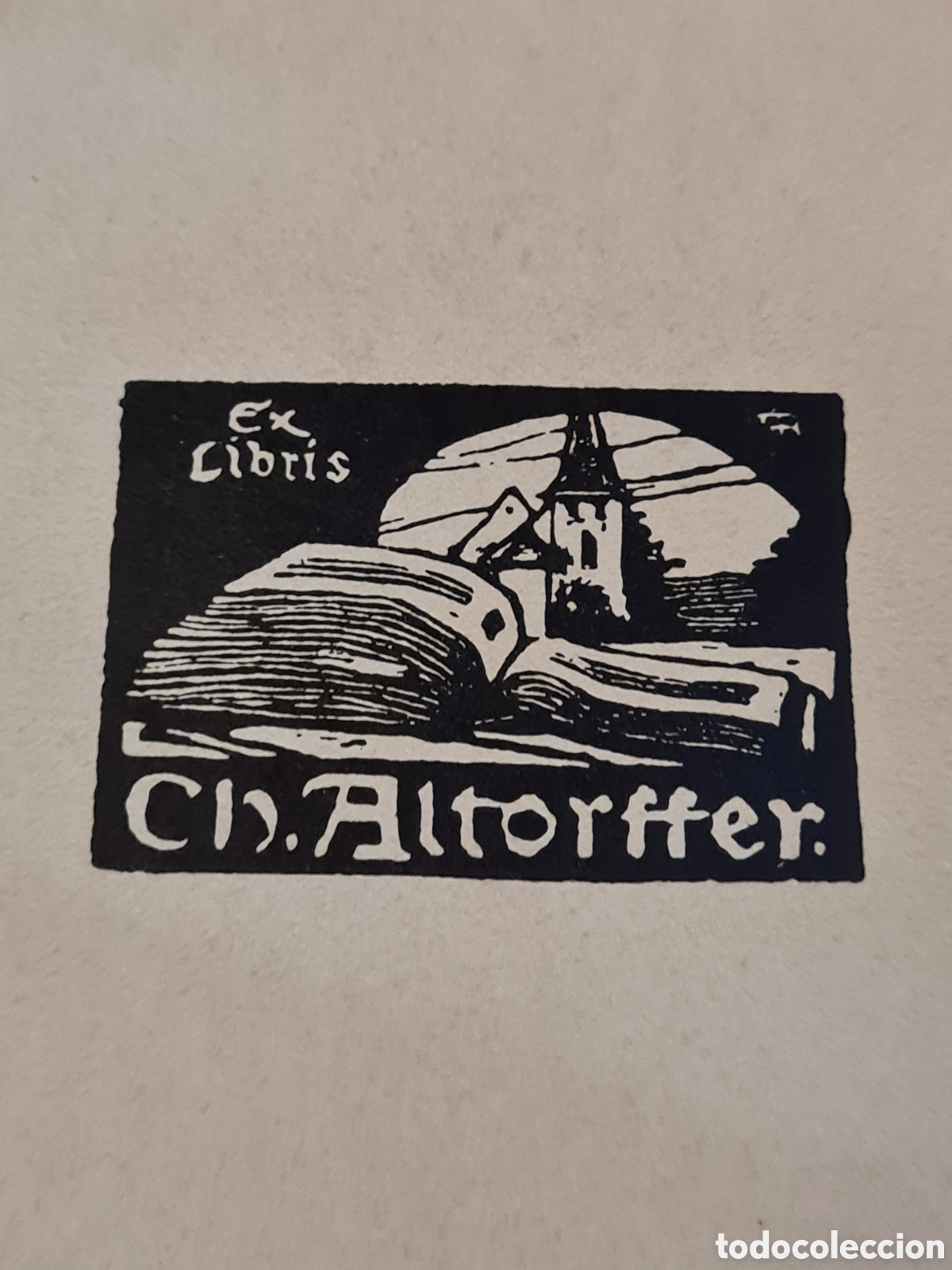 Otros art&iacute;culos de coleccionismo en papel: Ex-libris Ch.Altorffer. - Foto 2