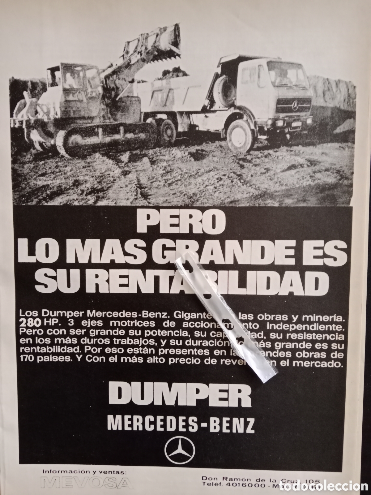 Paper Collecting Others: Publicidad cami&oacute;n mercedes Benz de 1978
