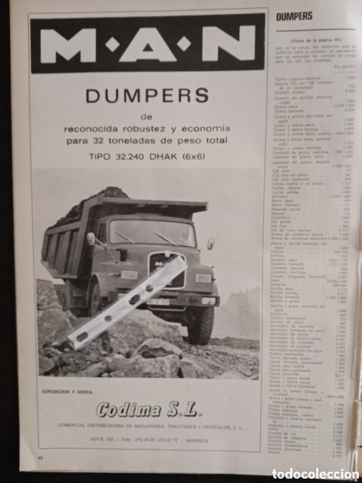Paper Collecting Others: Publicidad cami&oacute;n man dumpers de 1978