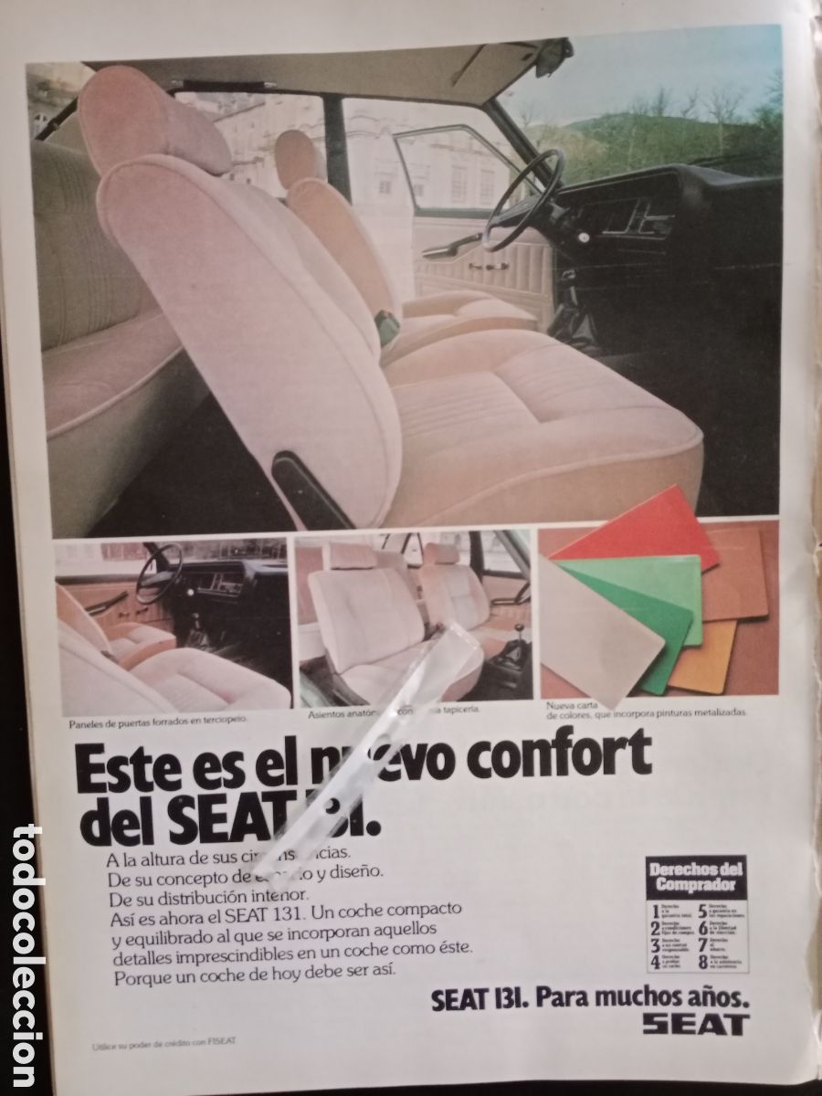 Paper Collecting Others: Publicidad autom&oacute;vil Seat 131 de 1978