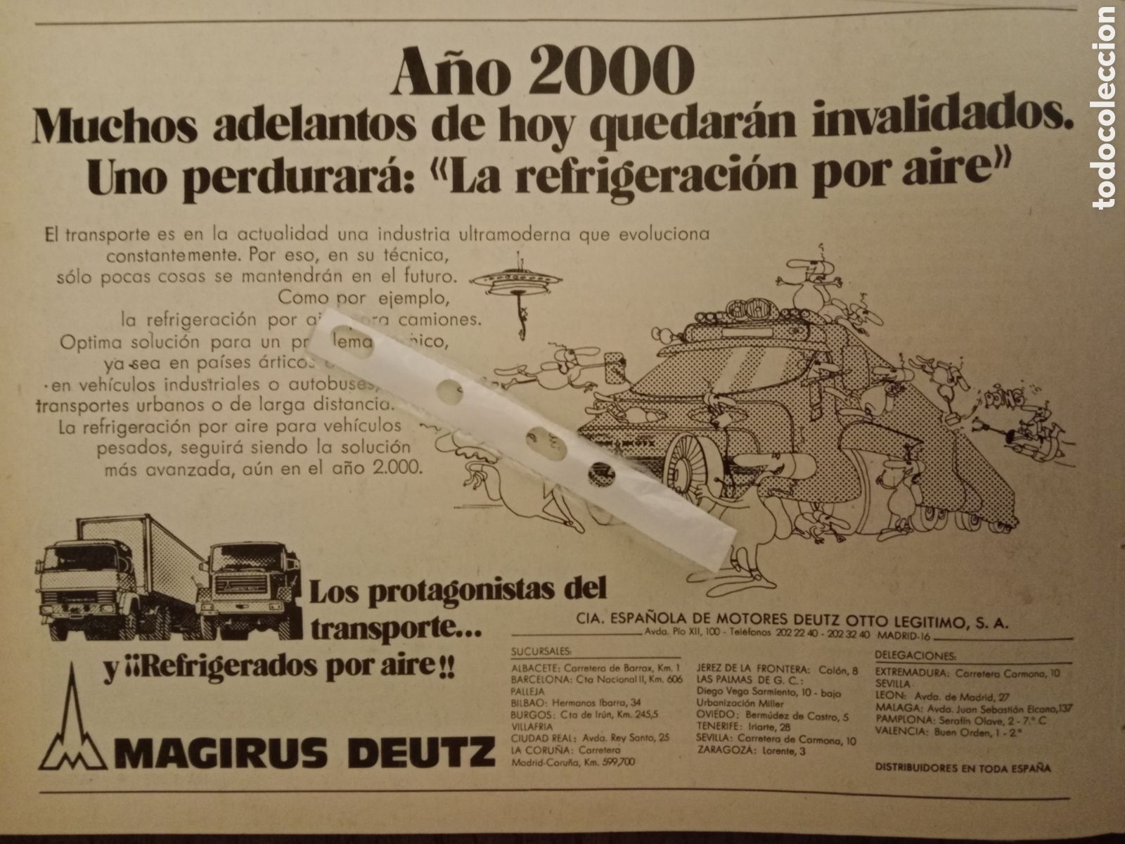 Paper Collecting Others: Publicidad cami&oacute;n magirus de 1977
